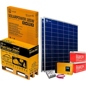 Kit Solar de 1500 W com Baterias