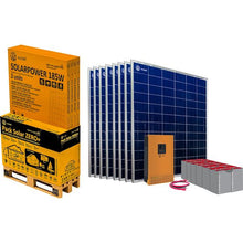 Cargar imagen en el visor de la galería, Kit Solar de 6 KW com Baterias