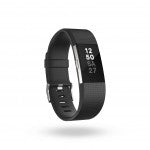 Pulseira de atividade física e ritmo cardíaco de prata preto TL